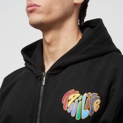 7. Karl Kani Woven Signature Kani Life OS Hoodie mit durchgehendem Reißverschluss 6021416