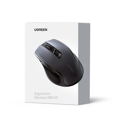 6. Ugreen MU006 kabellose optische Maus USB 2,4 GHz / Bluetooth 5.0 4000 DPI – Schwarz