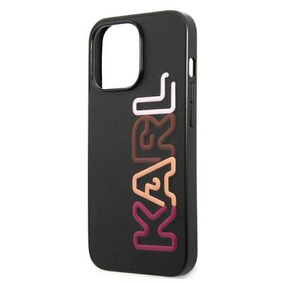 6. Karl Lagerfeld Multipink Brand Case für iPhone 13 Pro / iPhone 13 - Schwarz