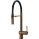 DEANTE MAGNETIC BRM_C75M Küchenarmatur mit Wasserfilteranschluss und flexiblem Auslauf – gebürstetes Bronze
