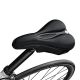 9. Gel-Sattelbezug für Fahrradsattel Rockbros LF047-S aus Silikon, Größe M – schwarz