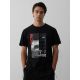 Herren-T-Shirt mit Aufdruck, regulär, Größe 4F 4FRAW26TTSHM4447-20S