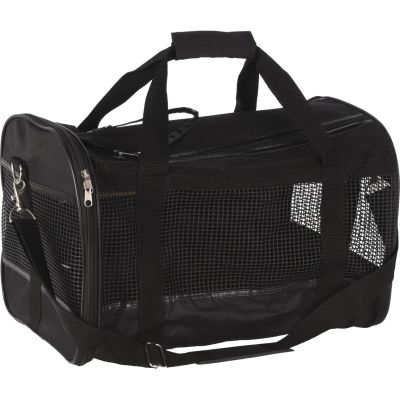 Transportbox für Hunde und Katzen, 46 x 29 x 30 cm, Schwarz