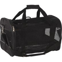 Transportbox für Hunde und Katzen, 46 x 29 x 30 cm, Schwarz