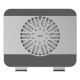 23. UNITEK OT1098AGY01 Laptopständer, Notebook- und Tablet-Ständer, Silber, 43,9 cm (17,3 Zoll)
