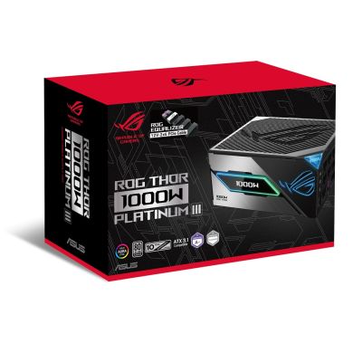 21. ASUS ROG -THOR-1000P3-GAMING-E Netzteilmodul 1000 W 20+4 Pin ATX Schwarz