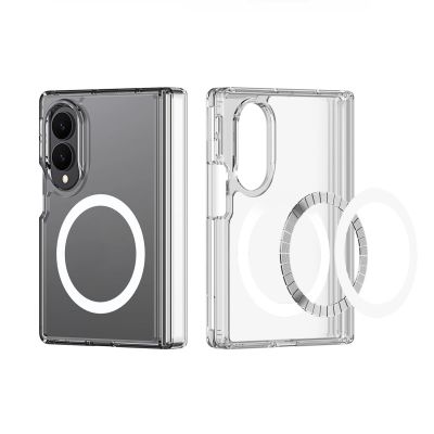 3. Dux Ducis Clin Mag Case für Samsung Galaxy Z Fold 8 Wide, kompatibel mit MagSafe – Transparent