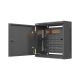 6. LANBERG Installationsschrank TPR 10" mit Mesh-Platte 340×340×140, schwarz (vormontiert)