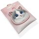 3. Nimmy Big Eyed Pet 2.0 Kartenetui mit Katzenmotiv, Rosa
