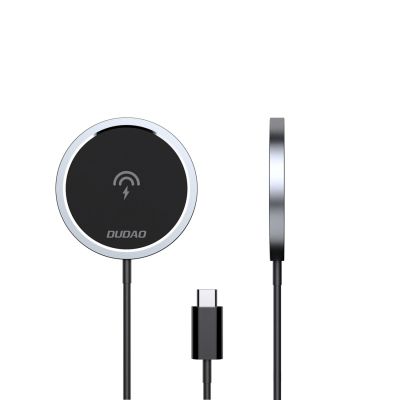 9. Dudao A12XS 15W MagSafe-kompatibles kabelloses Ladegerät – Schwarz