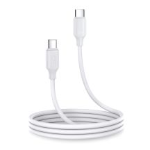 Joyroom Langlebiges USB-C-/USB-C PD QC-Kabel der Serie A9, 60 W, 3 A, 1 m – Weiß