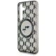 6. Karl Lagerfeld Button Karl&Choupette Heads On KL Pattern MagSafe Samsung Galaxy S25 Hülle Schwarz