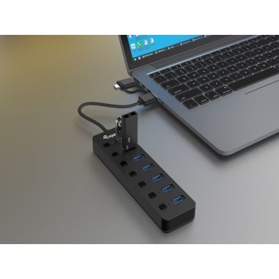 3. Equip 128965 USB 3.2 Gen 1 (3.1 Gen 1) Typ-A 5000 Mbit/s Hubs und Hubs Schwarz