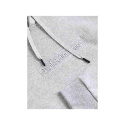 4. Graues Sweatshirt Peak Performance M Ease Hood Mel