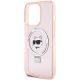 6. Karl Lagerfeld KLHMP15XHMRSCHP iPhone 15 Pro Max 6,7" rosa/rosa Hardcase Ringständer Choupette Head MagSafe