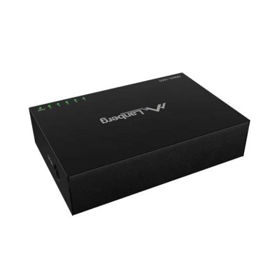 5. LANBERG SWITCH DSM1-1005 5X1GB/S UNMANAGED GIGABIT ETHERNET DESKTOP 12V (METALLGEHÄUSE)