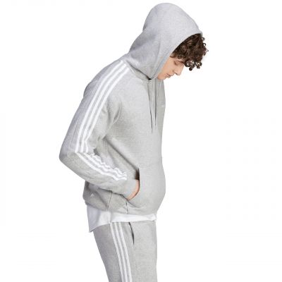 4. adidas Essentials Fleece 3-Streifen Hoodie M IJ6474