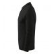 5. Malfini Single J. LS M MLI-21101 schwarzes Poloshirt