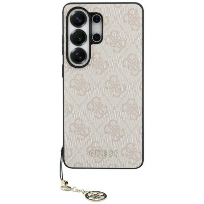 8. Guess 4G Classic Logo Charm MagSafe Hülle für Samsung Galaxy S26 Ultra – Pink