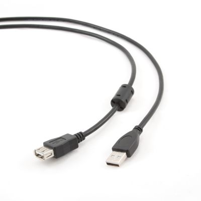 GEMBIRD CCP-USB2-AMAF-6 Kabel (USB 2.0 Typ AF - USB 2.0 Typ BM; 1,8 m; schwarz)