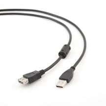 GEMBIRD CCP-USB2-AMAF-6 Kabel (USB 2.0 Typ AF - USB 2.0 Typ BM; 1,8 m; schwarz)