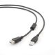 GEMBIRD CCP-USB2-AMAF-6 Kabel (USB 2.0 Typ AF - USB 2.0 Typ BM; 1,8 m; schwarz)