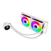 Gamemax CPU-Flüssigkeitskühler | ICEBURG 240 DIGITAL WH | Weiß