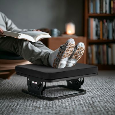 17. MACLEAN ERGONOMISCHE FUSSSTÜTZE, STABIL VERSTELLBARER WINKEL MIT POLSTER MC-460