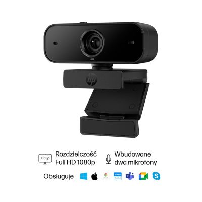 8. HP 430 Full HD Webcam USB Schwarz 77B11AA
