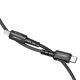 3. Acefast C1-01 Lightning – USB-C MFi PD-Kabel 30 W 3 A 480 Mbit/s 1,2 m – Schwarz