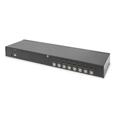 5. 8-Port-KVM-Switch, 19"-Rack, 4K 30Hz, 8x HDMI-Eingang, 1x HDMI-Ausgang, 2x USB A