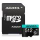 3. ADATA Premier Pro 512 GB UHS1 U3 V30 A2 + Adapter