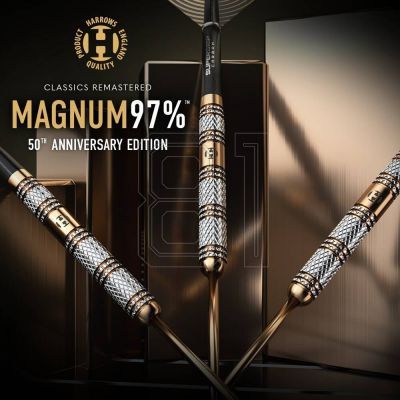 4. Harrows Magnum 97% 50th Anniversary Edition Steeldarts