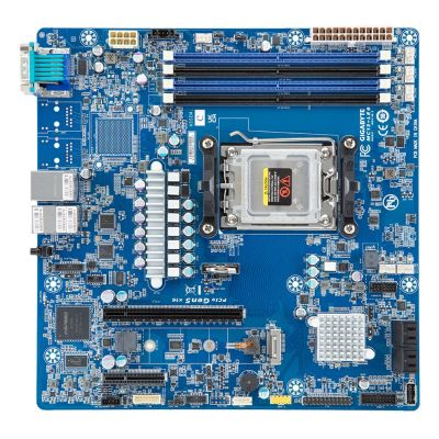 7. Gigabyte MC13-LE0 Motherboard 1x AM5 AMD Epyc 4004/Ryzen 7000 B650E (4xDIMM, 4xSATA, 1xM.2, 2x1Gbe, IPMI, mATX)