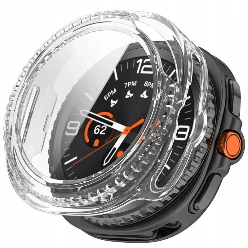 Tech-Protect Defense Case für Samsung Galaxy Watch 8 46 mm – Transparent