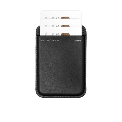 6. Native Union Wallet – MagSafe-kompatible Ledergeldbörse (schwarz)