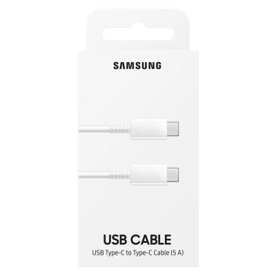 4. Samsung EP-DN975BWEGWW USB-C – USB-C 5A 480 Mbit/s Kabel 1 m – Weiß