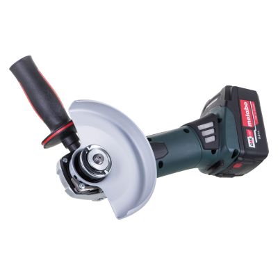 METABO W 18 LTX 150 QUICK Winkelschleifer (600404650) + metaBOX 165 L Koffer Grün, Schwarz
