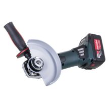 METABO W 18 LTX 150 QUICK Winkelschleifer (600404650) + metaBOX 165 L Koffer Grün, Schwarz