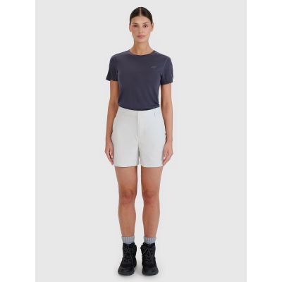 6. Schnelltrocknende Trekkingshorts für Damen 4F 4FWSS25TFSHF0994-27S