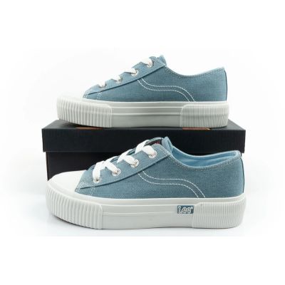 10. Lee Damen-Sportschuhe Isla Sneakers blaue Plateau
