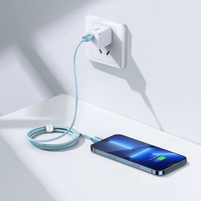 8. Baseus CAJY001303 Lightning – USB-C PD-Kabel 20 W 480 Mbit/s 1,2 m – blau