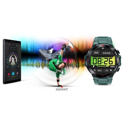 8. GIEWONT Pionier GPS GW460-2 Smartwatch – Seegrün