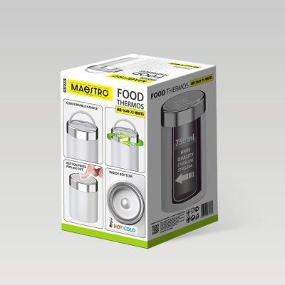7. Speise-Thermoskanne 750 ml MR-1649-75-WHITE MAESTRO