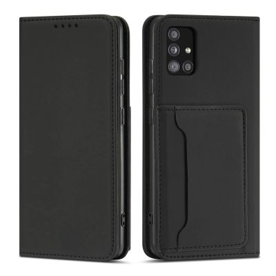 Magnetkartenetui für Xiaomi Redmi Note 11 Pouch Card Wallet Kartenhalter Schwarz