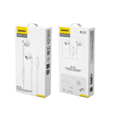 4. Dudao X14PROL-W1 Lightning In-Ear-Kopfhörer – Weiß