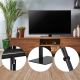 7. MACLEAN Universal-TV-Ständer für TV-Schränke, max. 40 kg, max. VESA 600 x 400, für Fernseher von 32 bis 75 Zoll, MC-386