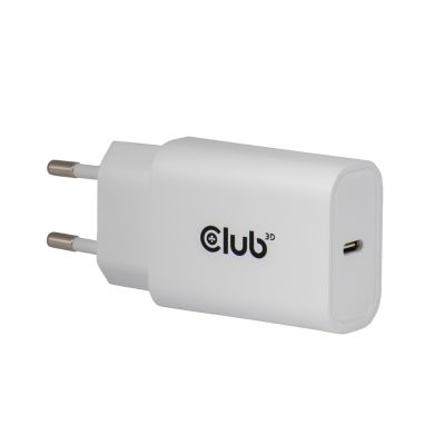 10. CLUB3D CAC-3020 Handy-Ladegerät für Smartphones, universelles weißes Schnellladegerät mit internem Netzanschluss