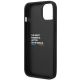 7. Hülle BMW BMHCP14S22NBCK iPhone 14 6.1 "schwarz / schwarzes Leder Carbon