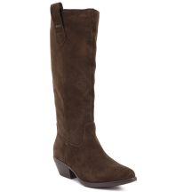 Damen-Cowboystiefel aus Leder, Schokoladenbraun, Big Star UU274521